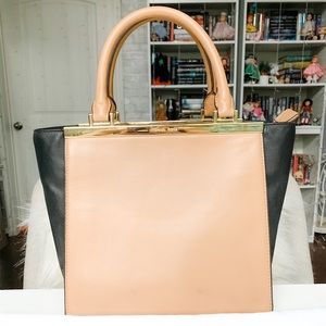 MICHAEL Michael Kors Colorblock Leather Satchel